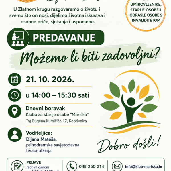 GRUPA PODRŠKE PREDAVANJE
